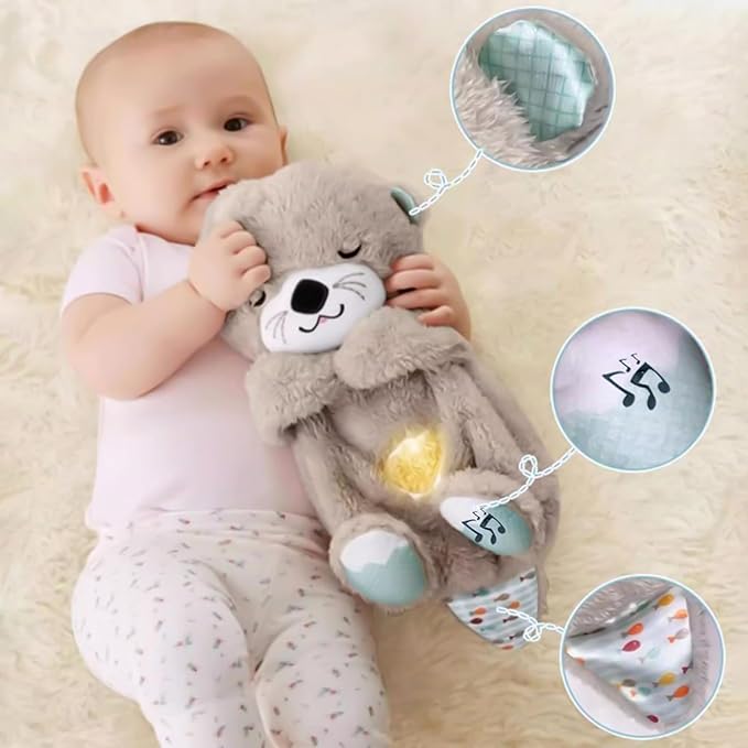 Nutria Koala Relajante Peluche Apego solo color gris