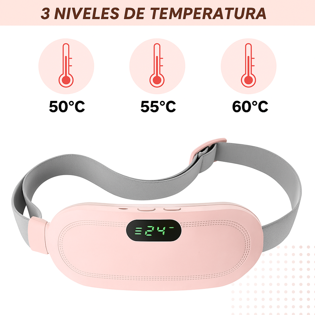 Cinturón Para Cólicos Menstruales Con Calor y Masaje