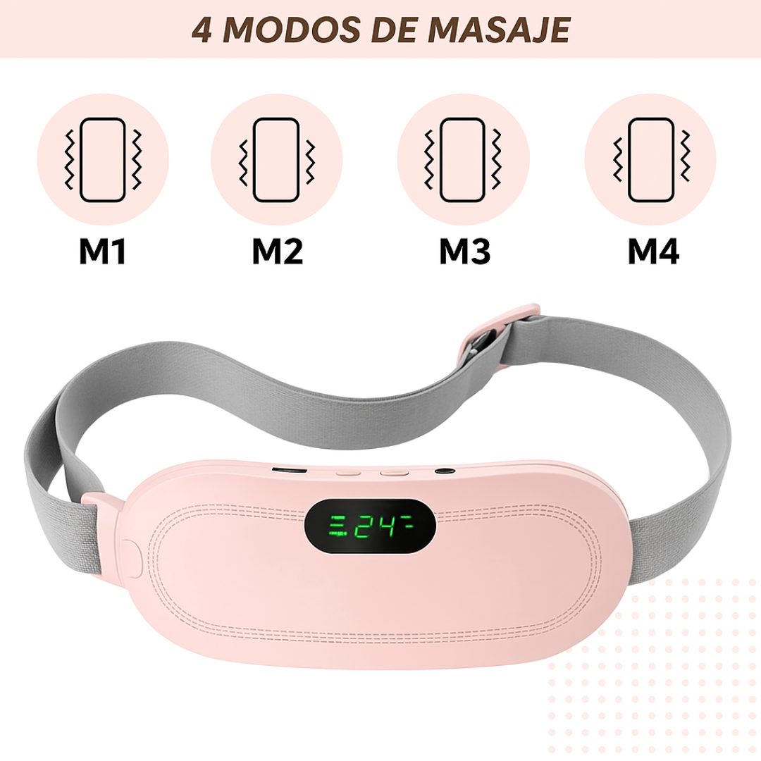 Cinturón Para Cólicos Menstruales Con Calor y Masaje
