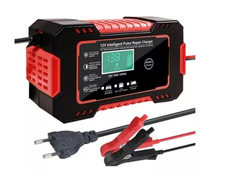 Cargador reparador de baterías para auto