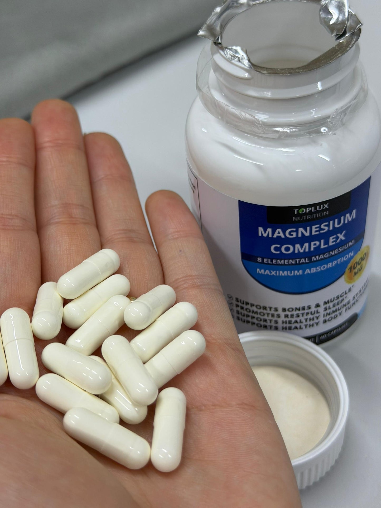 Magnesio Suplemento 8 Elemental 1000mg