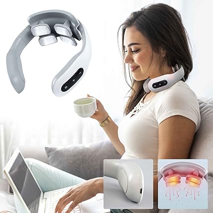 NUEVO MASAJEADOR CERVICAL PORTÁTIL PULSO CALOR