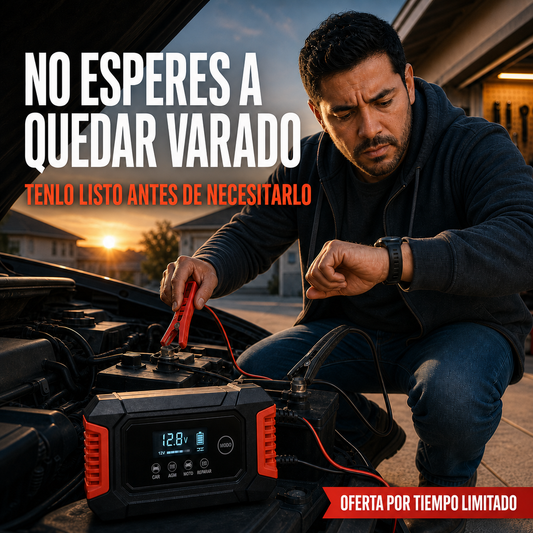 CARGADOR REPARADOR DE BATERÍAS PARA AUTO