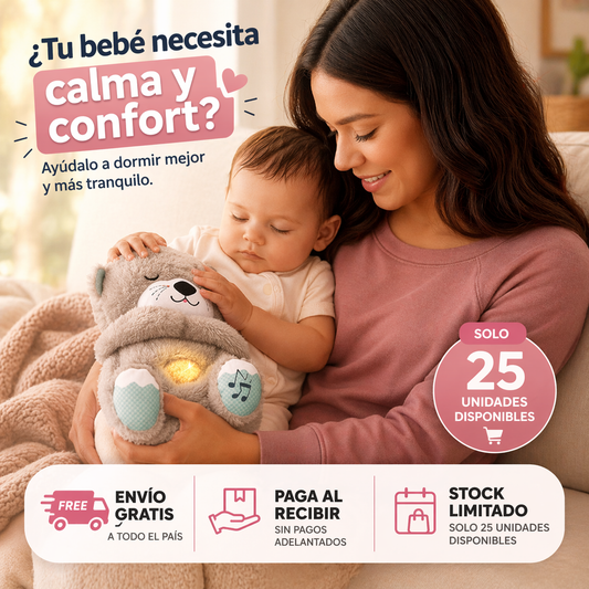 Nutria Koala Relajante Peluche Apego solo color gris
