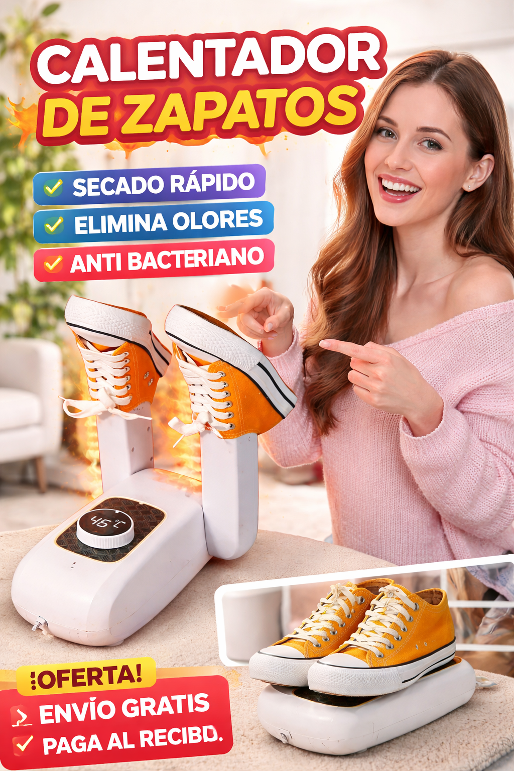 NUEVO SECADOR Y CALENTADOR DE ZAPATOS
