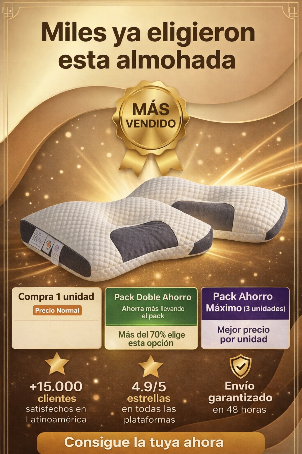 Almohada Cervical Ergonomica