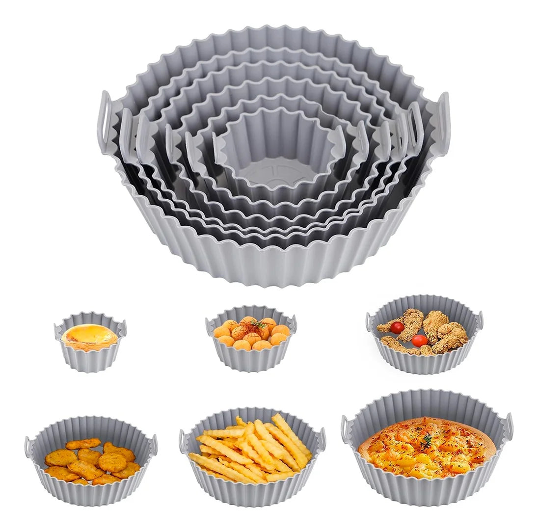 Kit de 6 Moldes de Silicona para Freidor