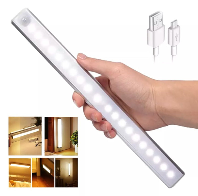 Luz Led Barra Con Sensor Movimiento 30cm