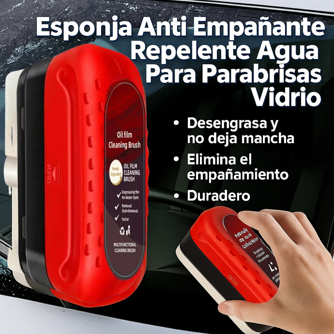 Cepillo de Limpieza para Vidrios – ¡Adiós empañamiento y grasa!  🚗